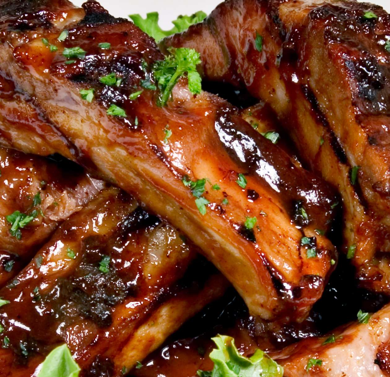 Orange Marmalade Smoked Pork Ribs Pork